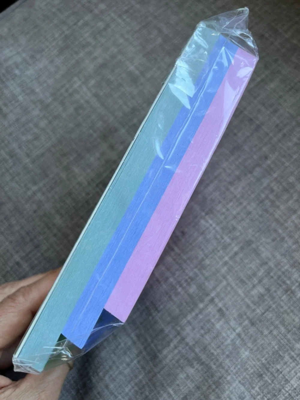 Kate Spade New York Small Gestures Stacked Notepad 3 Tiers Pink Blue Green New